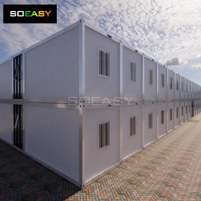 Утвержденный CE дистрибьютор Индивидуальный модульный сборный контейнерный дом с плоской упаковкой, жилое общежитие для продажи
