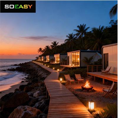 Роскошный модульный сборный дом Apple Cabin для жизни на побережье.